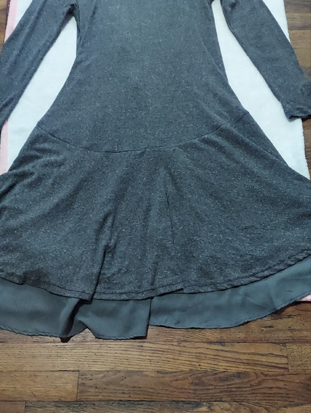 5 for $10 M&M Reborn Dark Gray Knit Open Cardigan - Picture 8 of 9